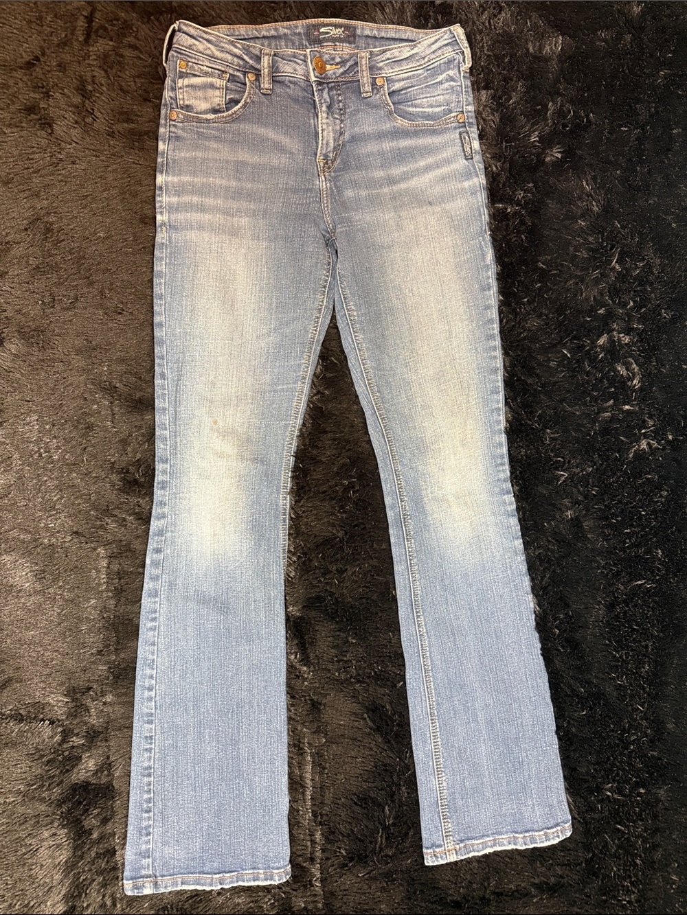 Vintage Silver Jeans Women's Light Blue Flare Jeans